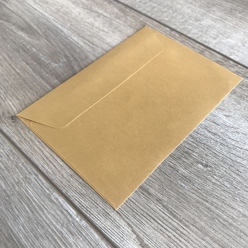 Kuverte za vabila - zlate - 16x11cm