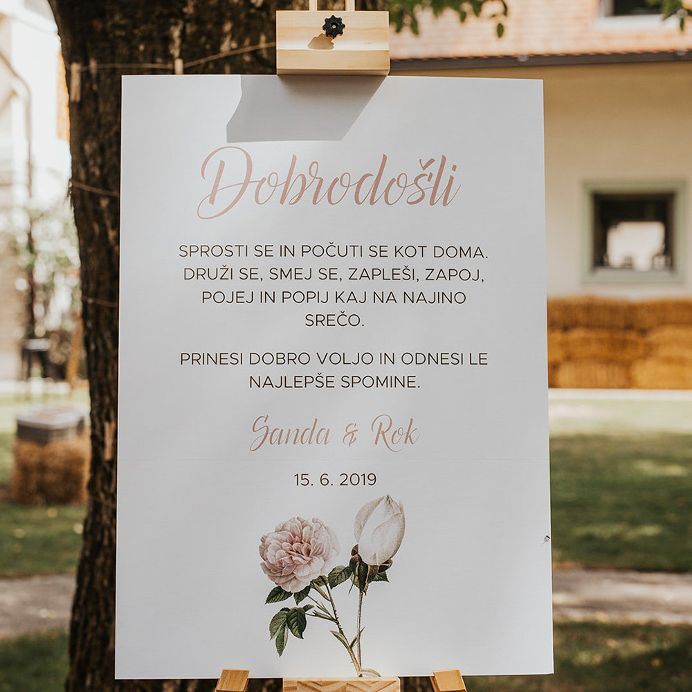 Tabla dobrodošlice 2 Tabla dobrodošlice 2