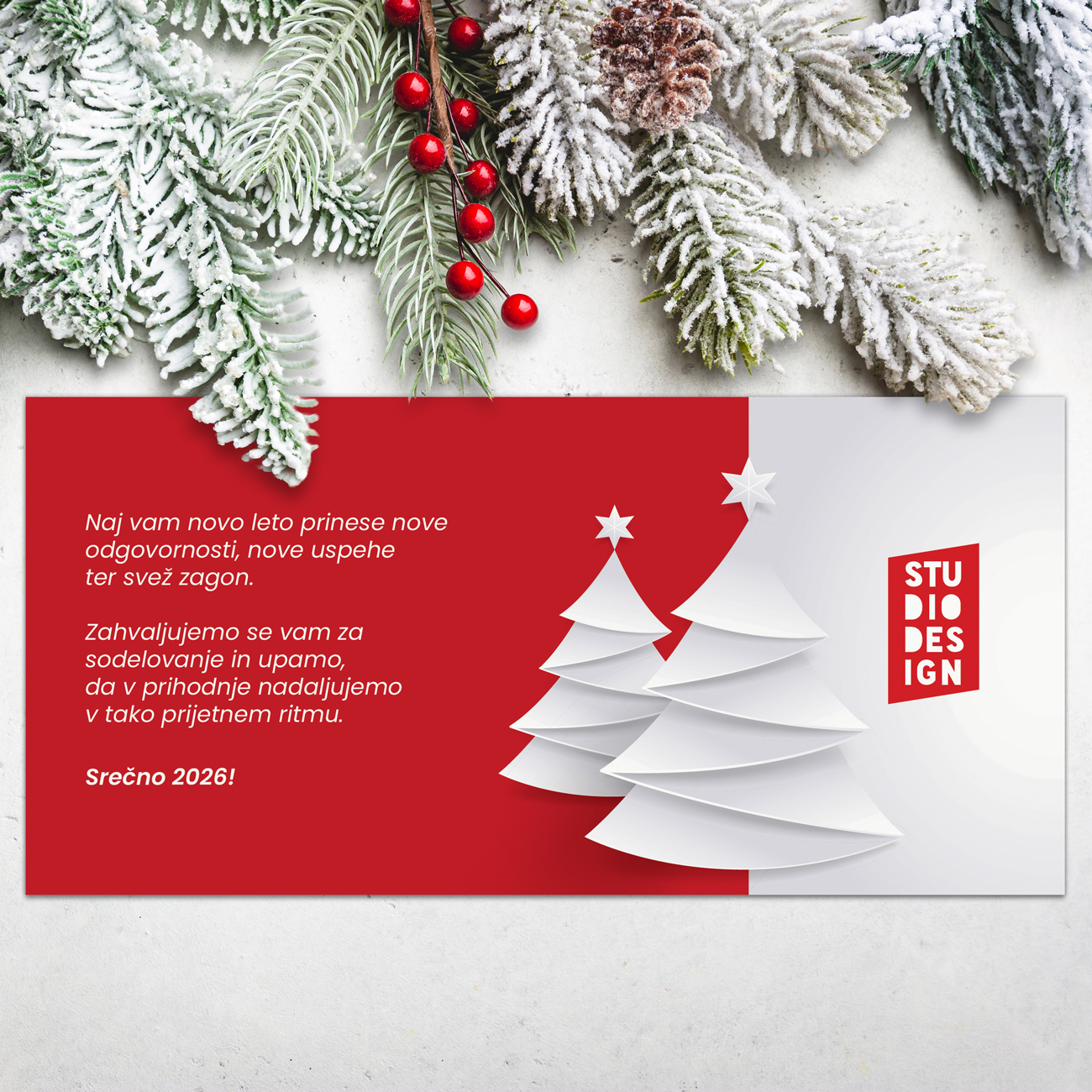 Digitalno e-voščilo za poslovne partnerje