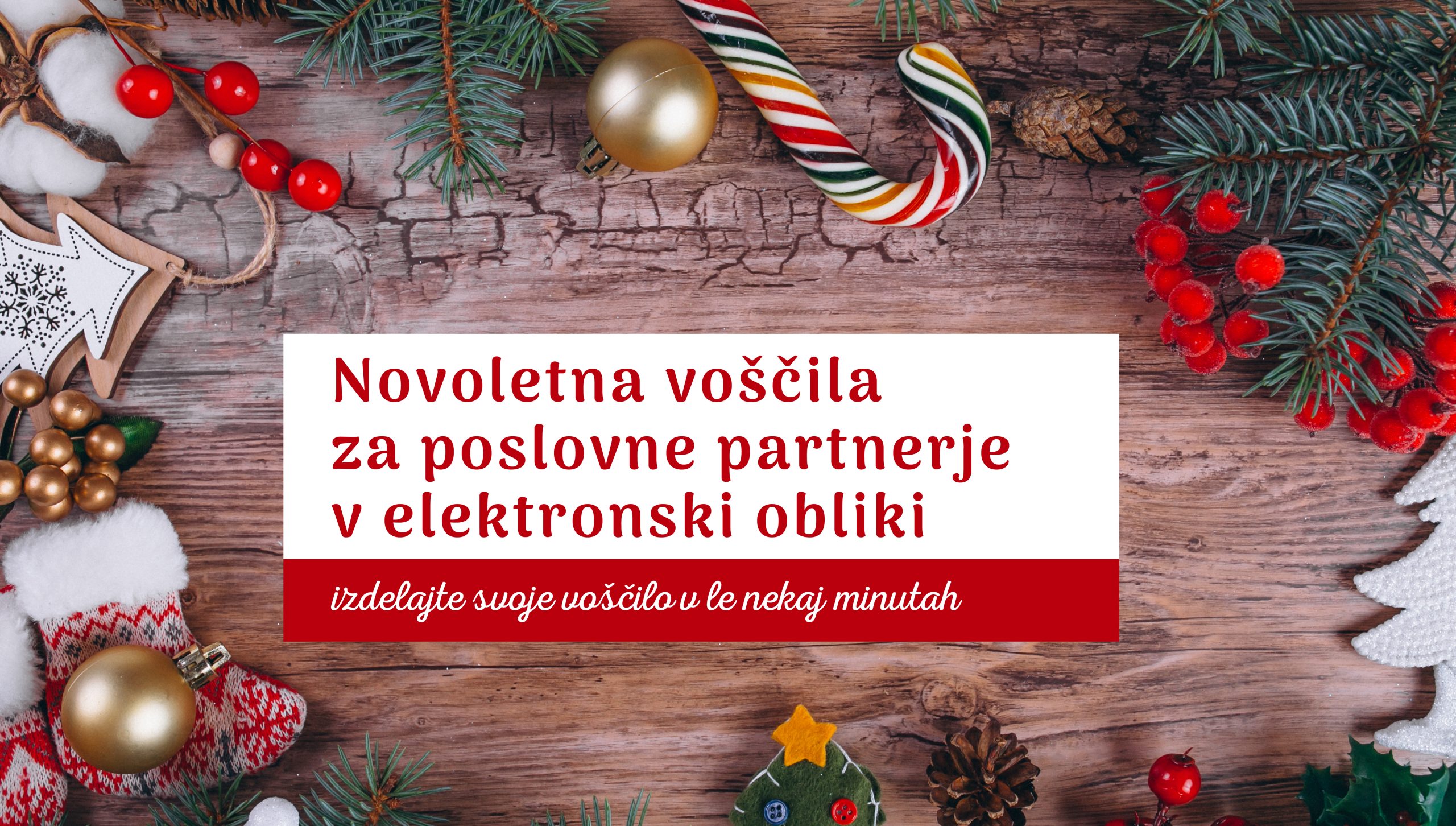 Novoletna voščila za poslovne partnerje v elektronski obliki