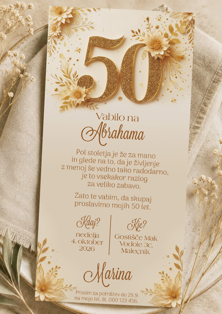 Vabilo na Abrahama 2 Vabilo na Abrahama 2